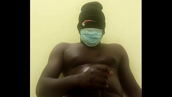 Black huge jerking cock