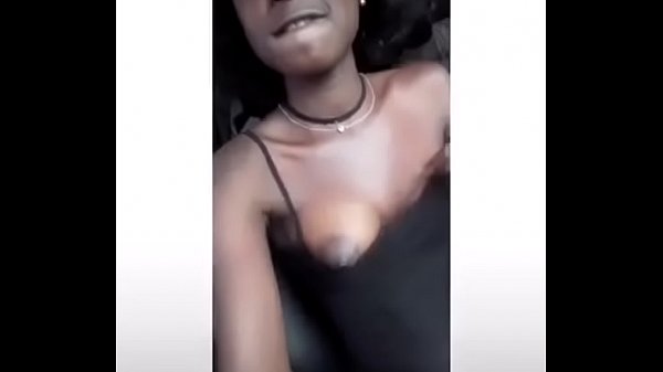 Nigerian girl playing and dancing with her boobs