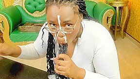 CHubby africa blowjob