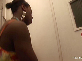 Hot Black Chick Gets Her Pussy Stuffed With A White Cock