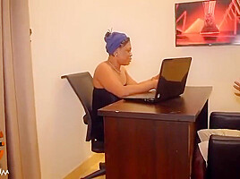 Madam Having Hot Sex In Her Office With An Employee