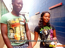 African Amateur Teen Blows Friend For Money