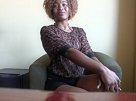 African Babe Loves Cock Inside Her