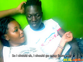 African Girlfriend Loves Big Cock