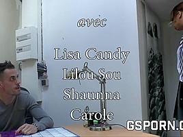 Ebony teen 18+ fucked in the office