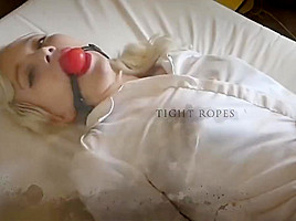 Fat african bitch bound and gagged