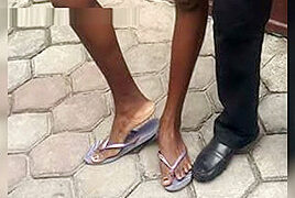 Pretty African girls feet