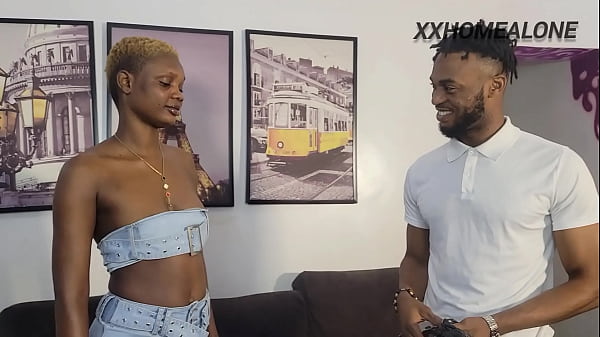 Sexy Delivery Girl in Mini Skirt Has A Sweet Pussy