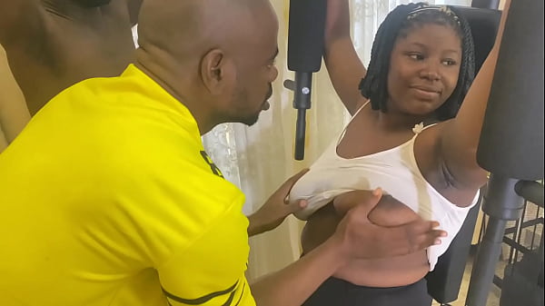 Me and my friend fuck the girl we are suppose to train in at the gym